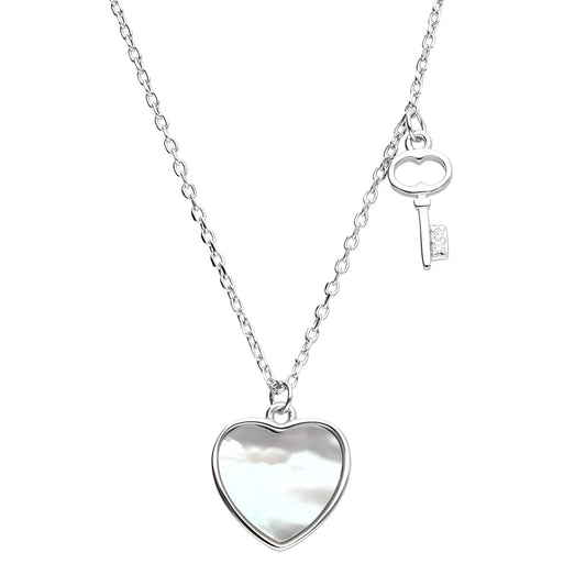 Shimmery Heart Chain