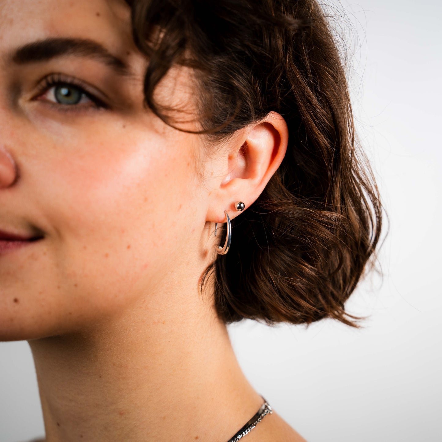 Bullet Stud Earring