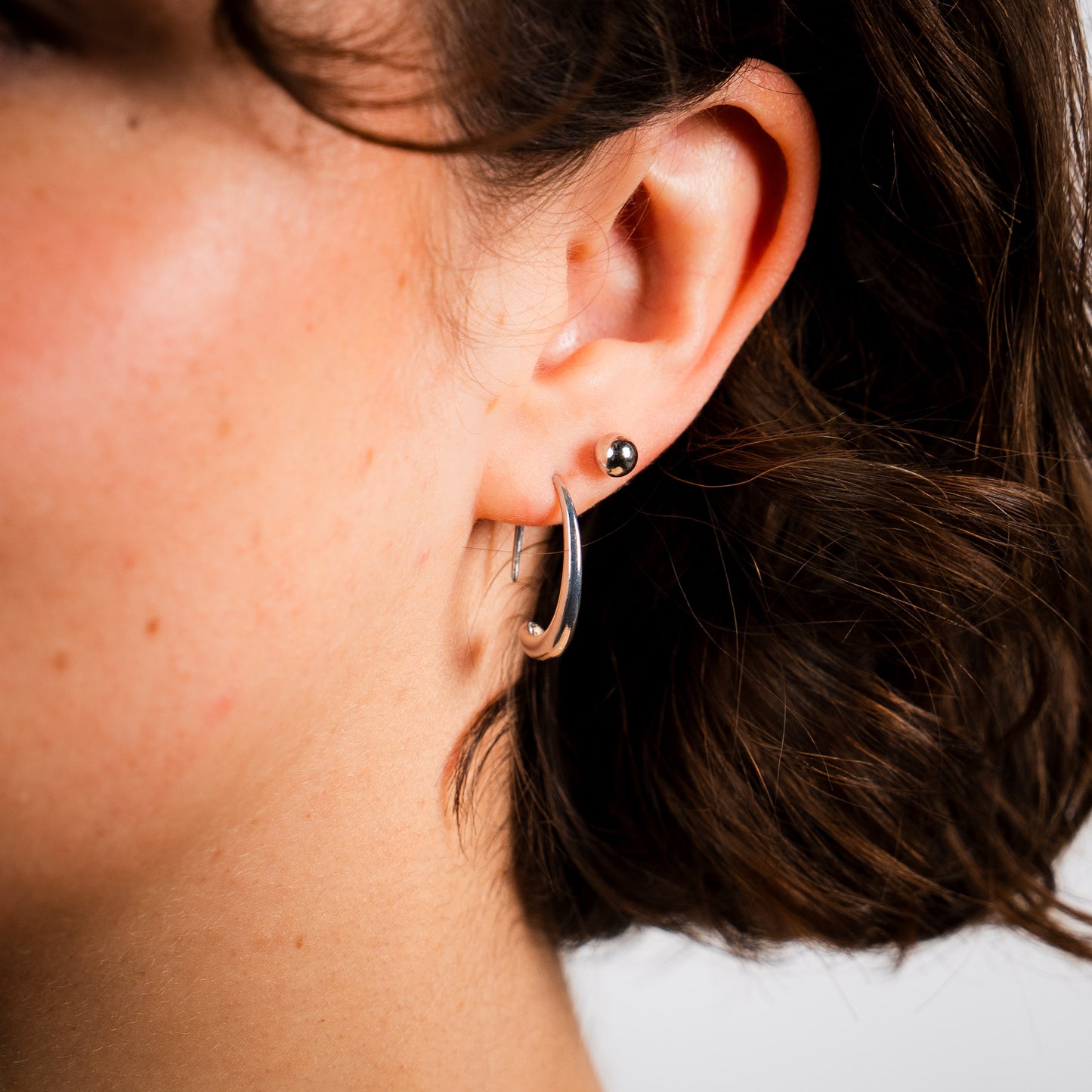 Bullet Stud Earring