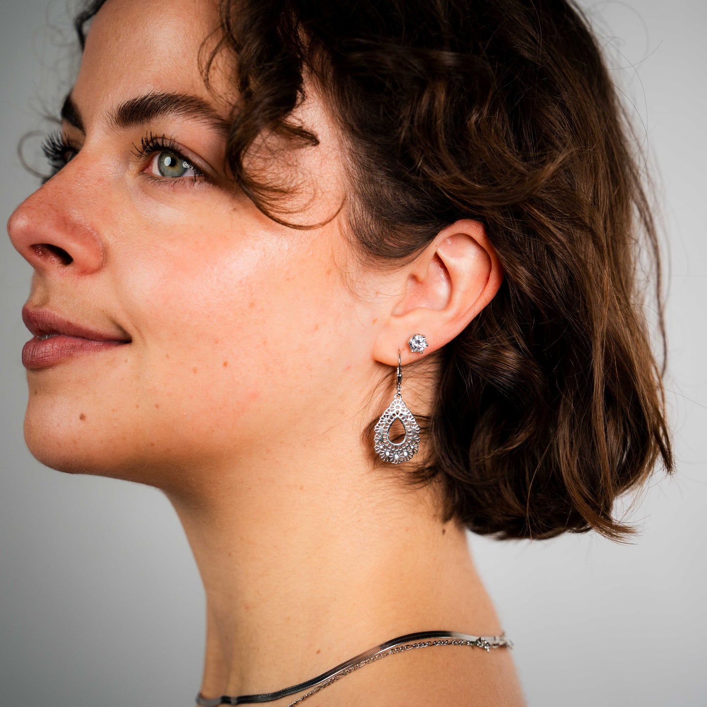 Crystal Stud Earring