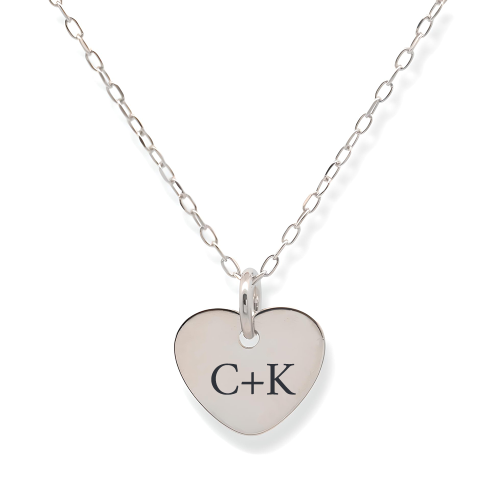 Halsketten-Set Classic Heart - personalisierbar